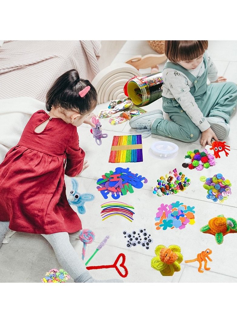 Children's educational toys Handmade diy material package gift for children handmade tiled hairball - Image 2
