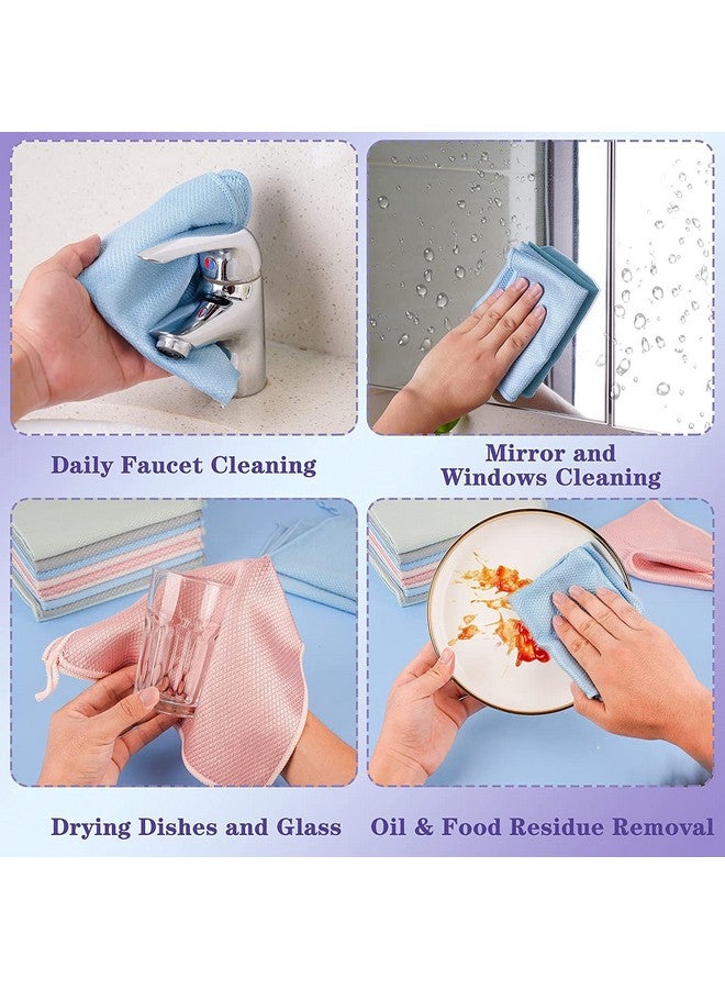 P-Plus International Microfiber Glass Cleaning Cloths Streak Free - Lint Free - Quickly Clean Windows, Windshields, Mirrors, And Stainless Steel (Pack Of 5) - Image 5