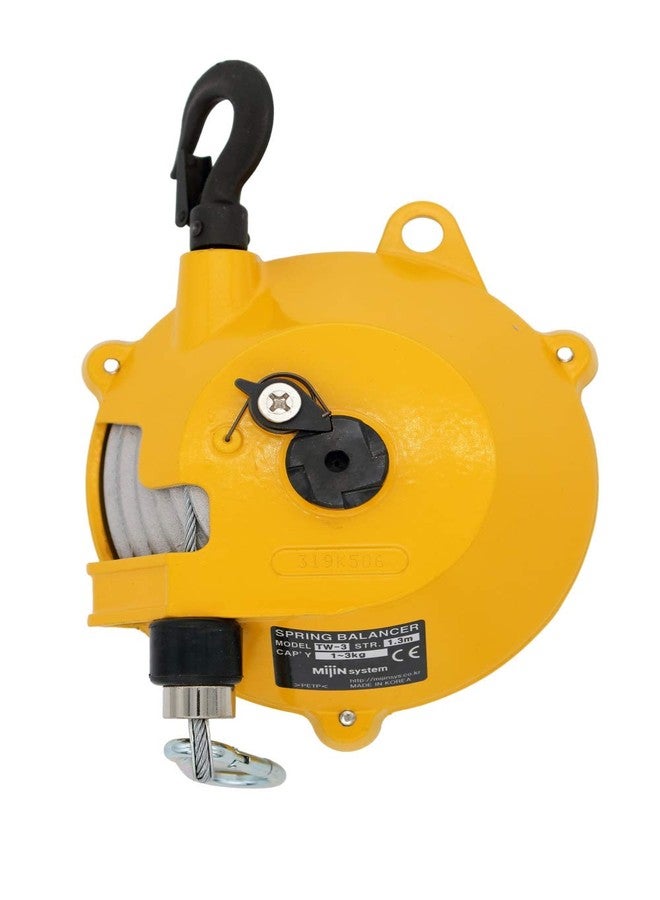 Mijin Tigon TW-3 Spring Balancer, Tool Balancer with Steel Cable, (Load Capacity: 1-3 kg/2.2-6.6 lbs) - Image 2