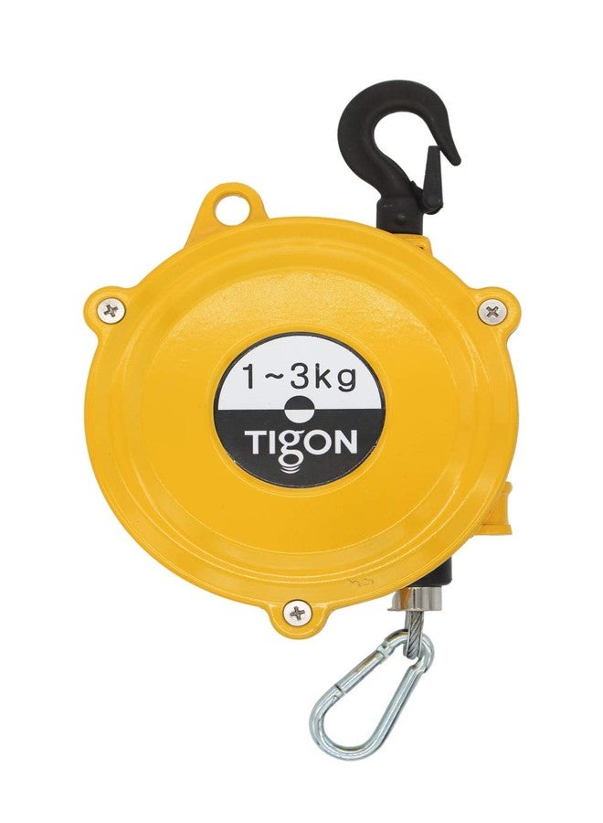 Mijin Tigon TW-3 Spring Balancer, Tool Balancer with Steel Cable, (Load Capacity: 1-3 kg/2.2-6.6 lbs) - Image 1