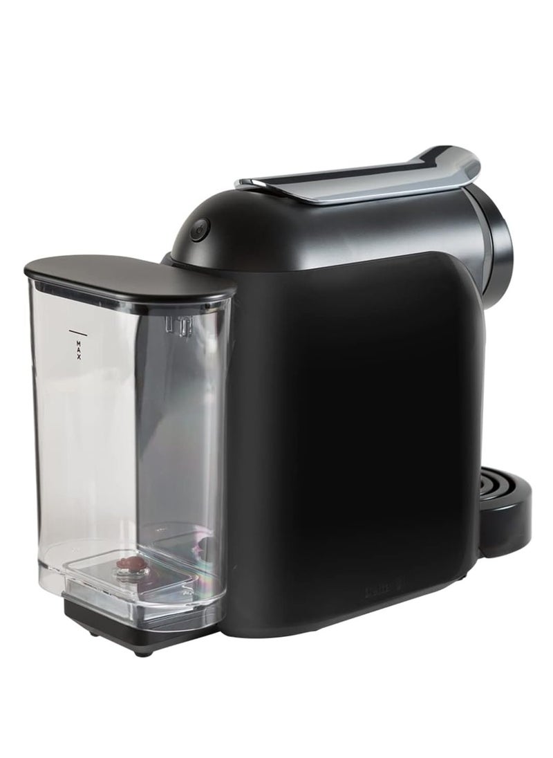 Delta Q Cool Evolution Black Coffee Maker - 19 Bar Pressure - Espresso - Automatic Programming, Metal, Black