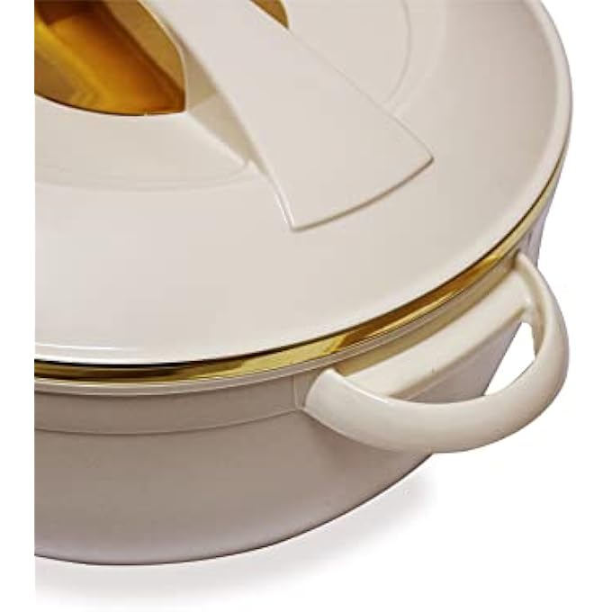 Asian Casserole Hotpot Stainless Steel Insulated Hot Pot Food Warmer Keeps Warm For Hours  Nova 3500 Ml Beige - Image 3