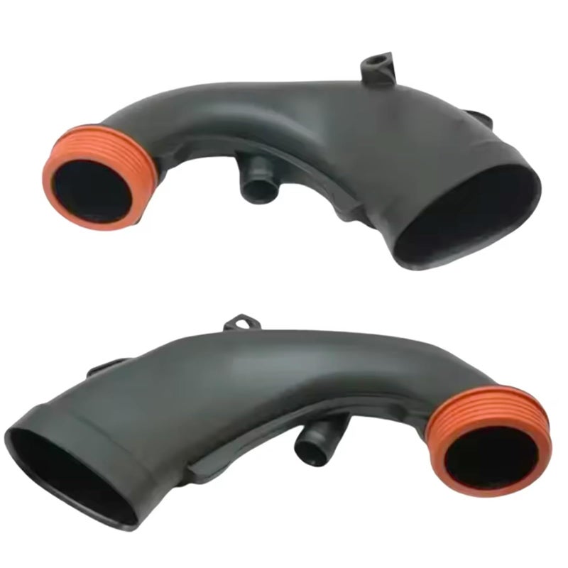 LDCRE 2PCS Air Intake Hose Left Right 13717577451 13717577452 Compatible with BMW X5 X6 5 6 7 Series 550i 650i 750i 750Li F02 F04 F07 F12 F13 E70 E71 E72 20082018 intake duct hose - Image 2