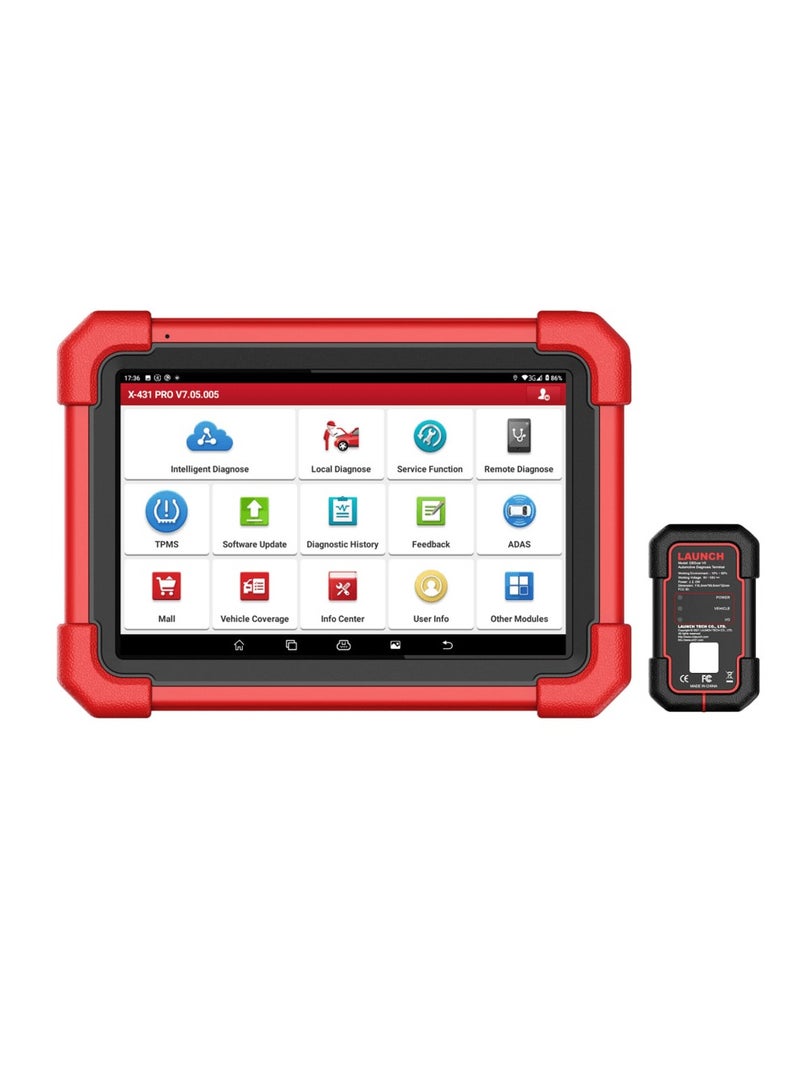 Launch LAUNCH X431 PRO SE OBD2 Scanner – Bi-Directional Diagnostic Tool with ECU Coding, Full System Scan, 2024 Update, 4GB+64GB Android 10, CAN FD/DoIP, Key Matching, ADAS Ready  - Image 1