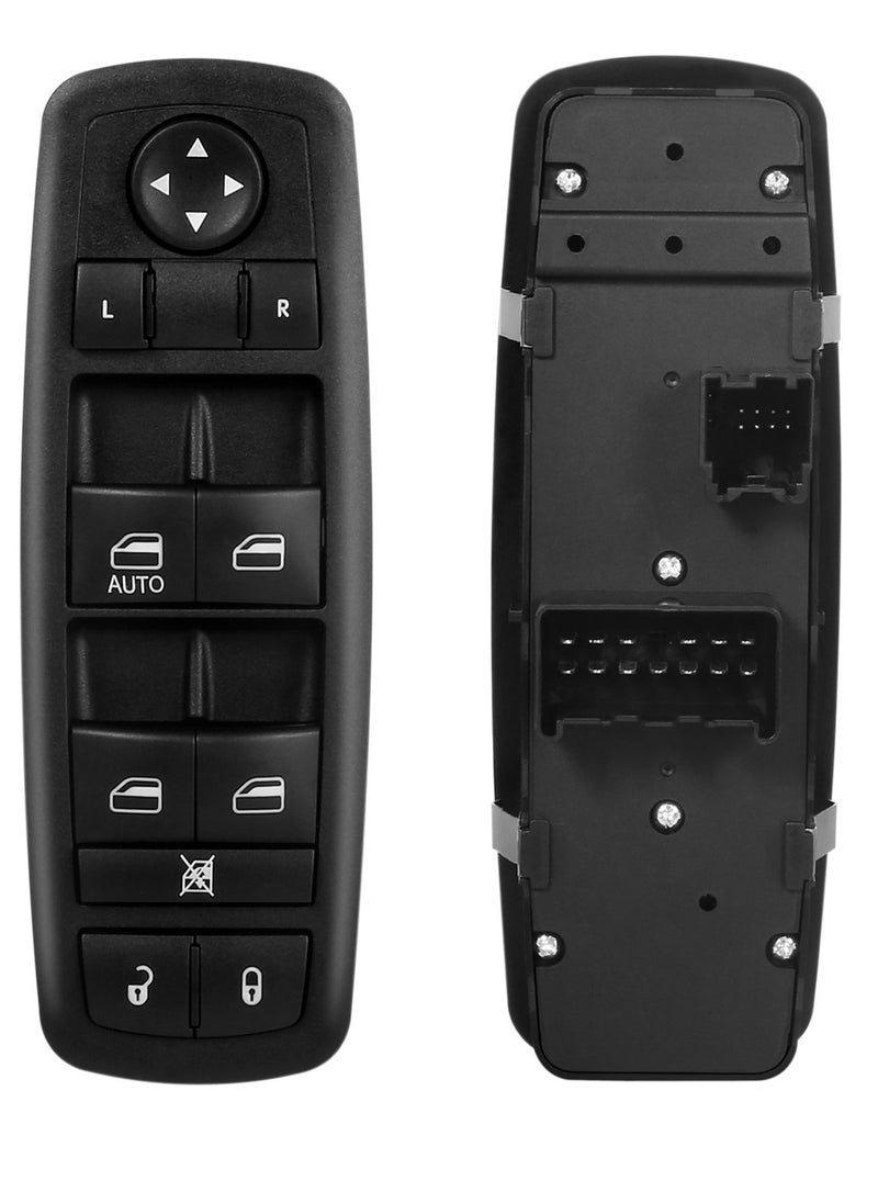 Generic Power Window Switch Compatible with Dodge Journey 2009-2010 Nitro 2007-2012 Jeep Liberty 2008-2013 Parts No 4602632AB 4602632AC 4602632AD 4602632AE 4602632AF 4602632AG 4602632AH  - Image 1