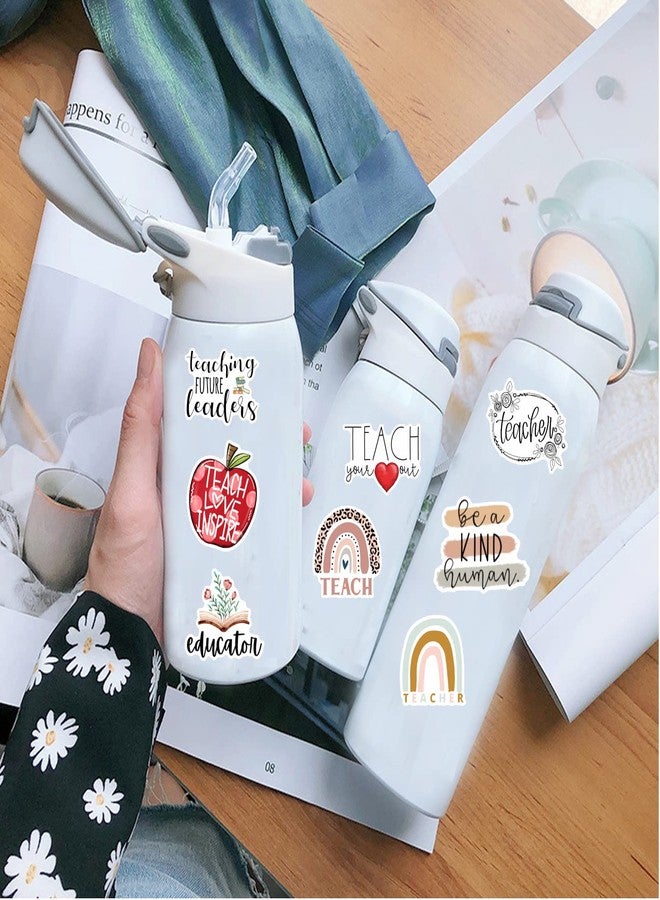 CAKOLINK Teacher Stickers 50 Pcs, Vinyl Waterproof Stickers for Laptop Water Bottles Notebook, Teacher Appreciation Gifts in Bulk - Image 5