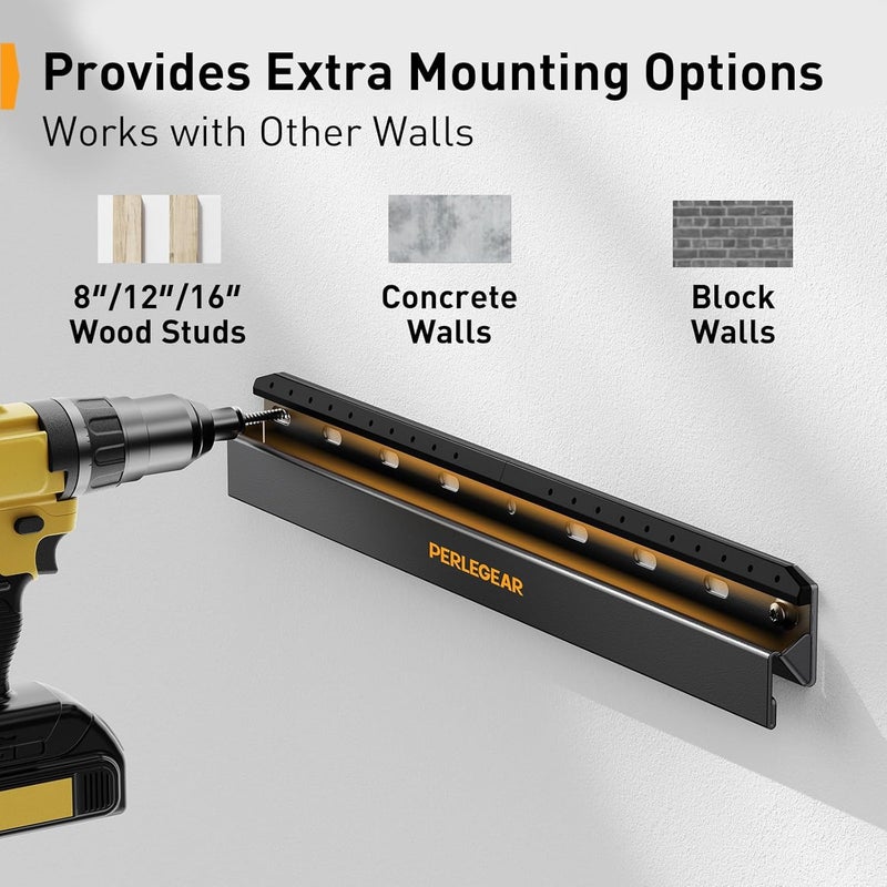 Perlegear No Drill TV Wall Mount for Most 24-65 Inch TVs up to 100 lbs, Studless TV Mount, Drywall TV Bracket with Max VESA 400x400mm, No Stud, Easy Install, Low Profile, PGMT7 - Image 5