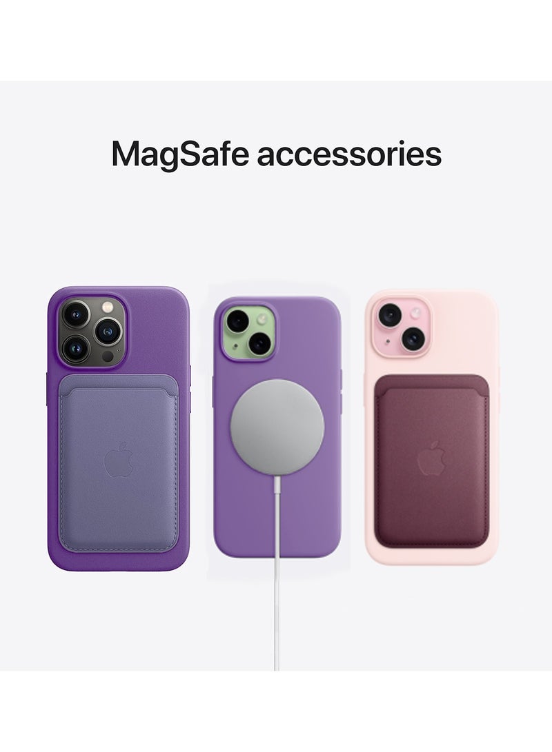 Wtech Soft Liquid Silicone Case Cover With MagSafe For Apple iPhone 15 Plus 2023 Purple - Image 3