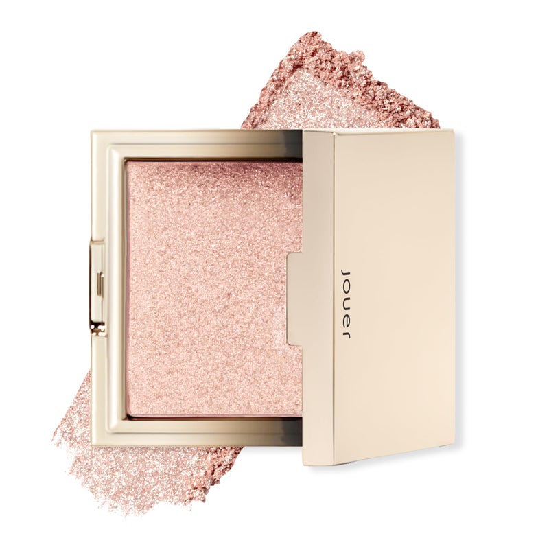 Jouer Powder Highlighter - Highlighter Powder for Face - Luminizer Makeup - Buildable Pigment - Talc, Paraben, Cruelty Free & Vegan - Rose Gold - Image 1