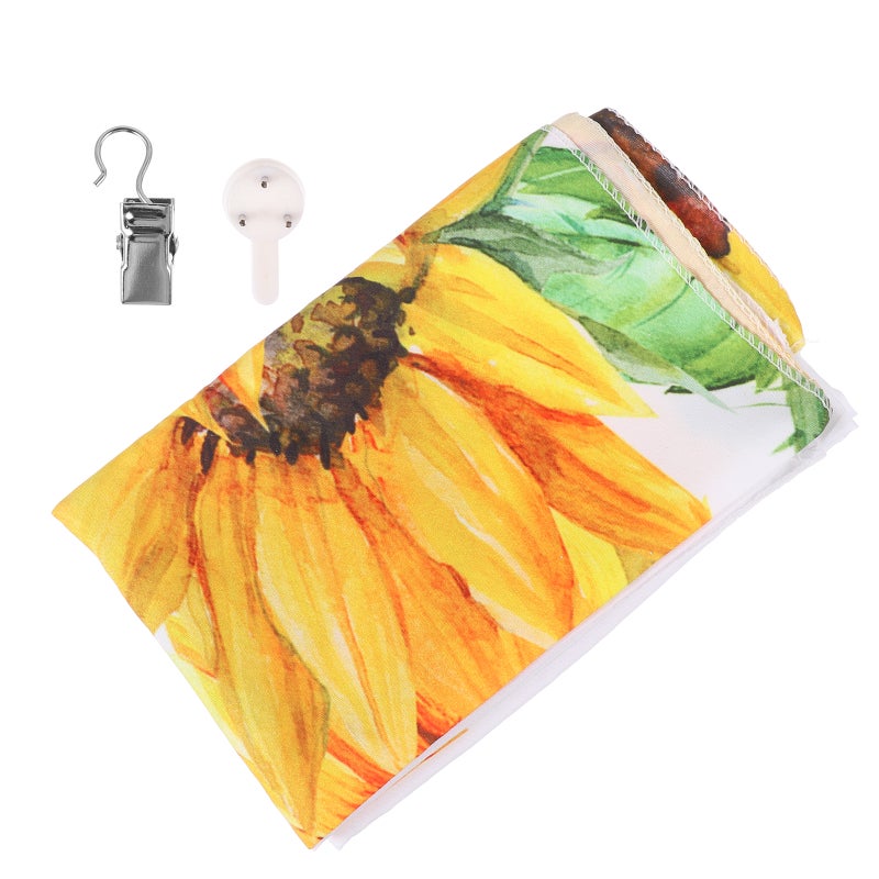 2 pcs Hanging Cloth Sunflower Tapestry Wall Background Cloth Home Decoration - Image 2