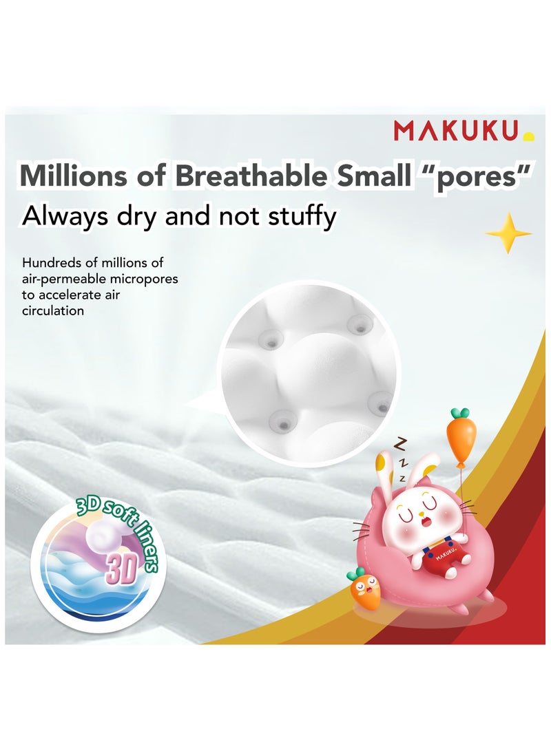 Makuku Comfort Fit Tape Diapers - Size 1 (0-5kg) | 0-2 months | 256 Pieces - Image 4