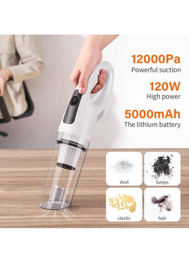 DubaiGallery Handheld Wireless Wet & Dry Vacuum Cleaner 120W Suitable For Car Household & Pet Cleaning Vacuum Cleaner - Image 2