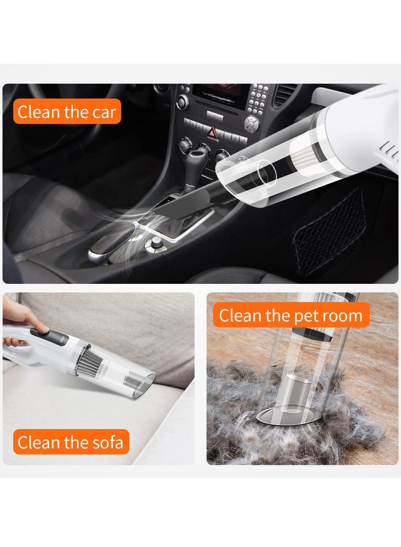 DubaiGallery Handheld Wireless Wet & Dry Vacuum Cleaner 120W Suitable For Car Household & Pet Cleaning Vacuum Cleaner - Image 3