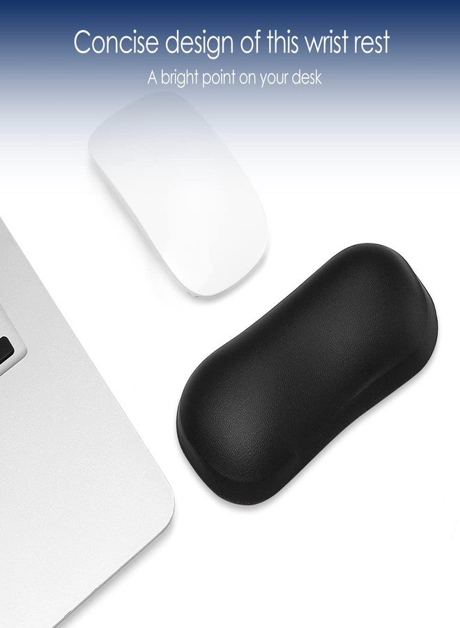ProElife Wrist Support Mouse Wrist Rest Cute Gel Wrist Pad Soft Ergonomic Wrist Pillow Small Mat Relief Hand’s Pain with Anti-Slip Base for Office Home Computer Laptop Notebook Mouse Keyboard (Black) - Image 5