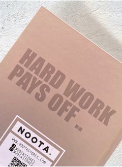 Noota A5 NOOTA HARD WORK PAYS OFF NOTEBOOK  - Image 3