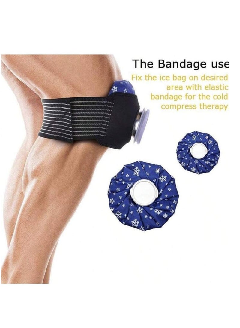 3-Piece Reusable Ice Packs for Cold and Hot Compresses, Sports Aid, First Aid, Injuries, and Pain Relief - Image 3