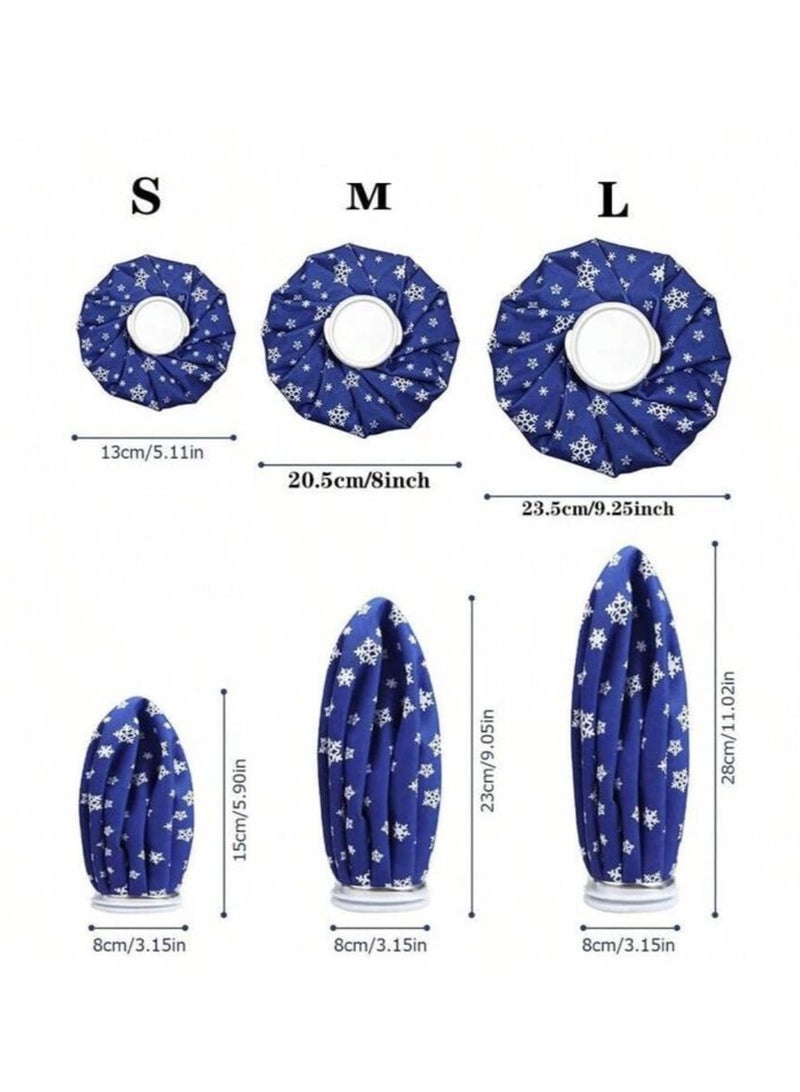 3-Piece Reusable Ice Packs for Cold and Hot Compresses, Sports Aid, First Aid, Injuries, and Pain Relief - Image 4