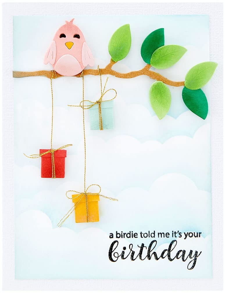 SPELLBINDERS PAPERCRAFTS, INC Spellbinders Etched Dies by Vicky Papaioannou-Sweet Birds On A Branch, Metal - Image 3