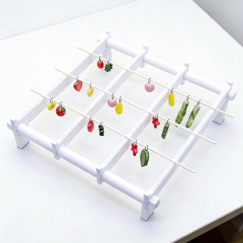 7.2 in Pottery Firing Rack, High Temperature 3-Compartment Hanging Holder, Reusable Kiln Support, Specifically Designed for Small Pottery and Jewelry - Image 2