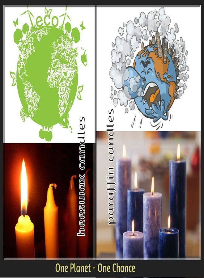 BCandle 100% Pure Beeswax 15-Hour Votives Candles Organic Hand Made (4) - Image 4