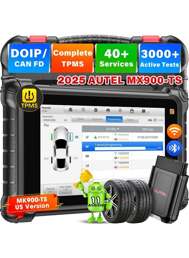 أوتل Autel Scanner MaxiCheck MX900TS: 2025 MX900-TS US Version - Image 1