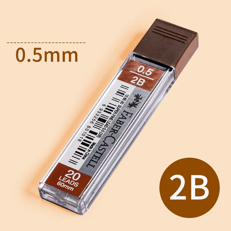 Generic 0.5mm HB Lead Refills 2B Sketching Non-Breakable 0.5mm[2b] classic style 