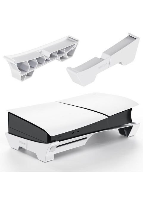 2024 Newest Version, Stand for PS5 Pro,  PS5 Slim Console Horizontal Bracket Holder Compatible with PlayStation 5 Slim Disc and Digital Edition