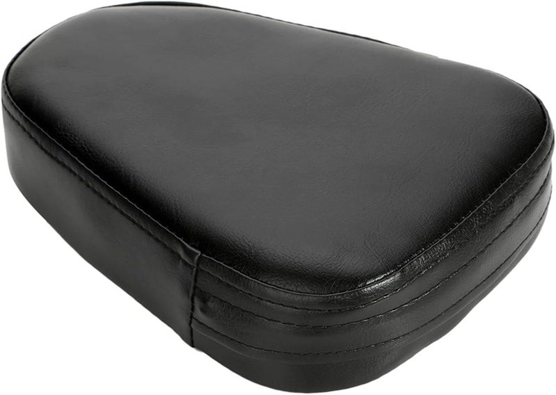 CICMOD Store OSAN Universal Motorcycle Synthetic Leather Rear Sissy Bar Backrest Cushion Pad - Black - Image 5