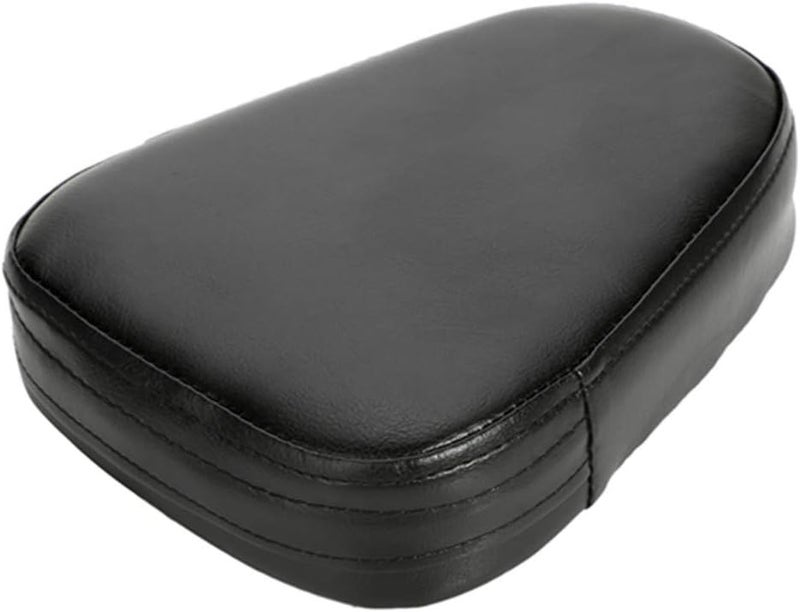 CICMOD Store OSAN Universal Motorcycle Synthetic Leather Rear Sissy Bar Backrest Cushion Pad - Black - Image 1