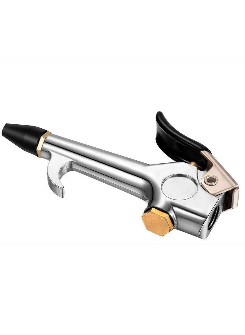 SYOSI 2 Pcs Lever Style Air Blow Gun with Rubber and Safety Tip Nozzles, Essential Air Compressor Accessories Tools for Home, Garage, Shop, and Industrial Use - Image 3