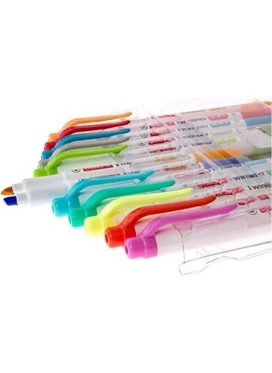 Dong-A - Twinliner Soft Highlighter Double Sided Set of 12 - Image 1