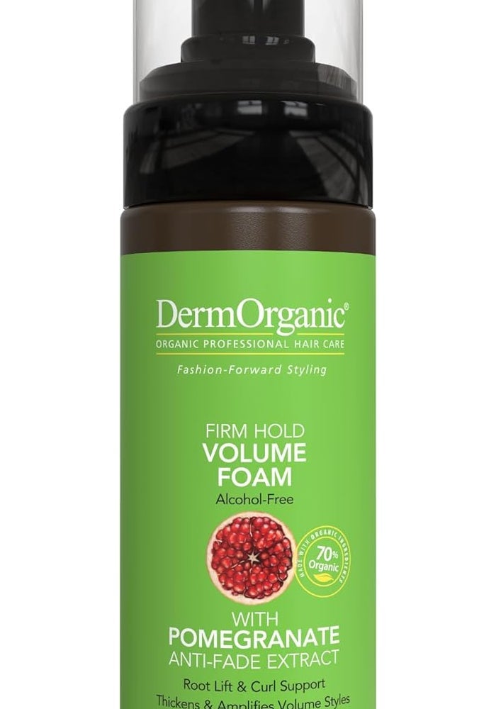 DermOrganic Firm Hold Volume Foam with Pomegranate Extract - Image 1