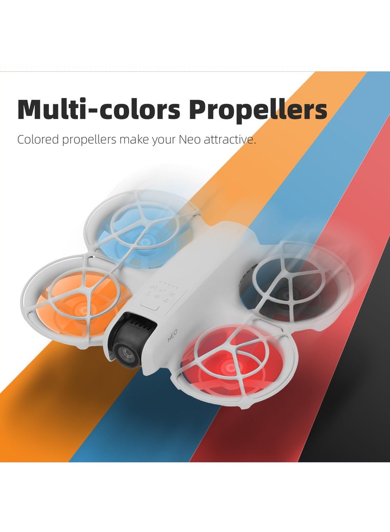 Beauenty Propellers For DJI NEO Propellers Lightweight Drone Wing Quick Release Foldable Wings Drone Propellers (Blue 2 Pair) - Image 4