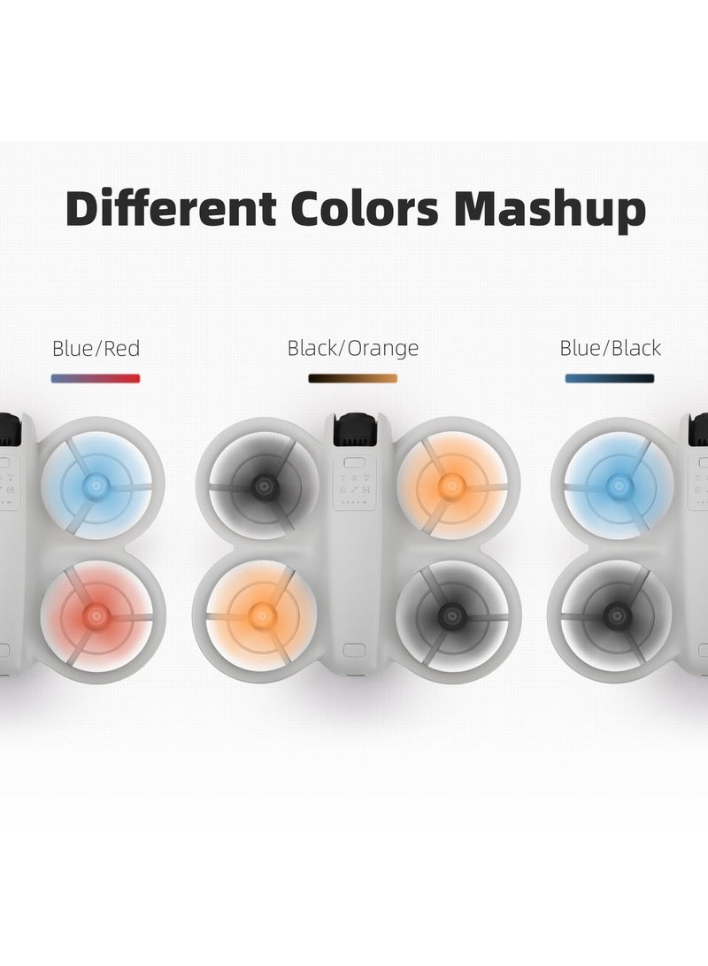 Beauenty Propellers For DJI NEO Propellers Lightweight Drone Wing Quick Release Foldable Wings Drone Propellers (Blue 2 Pair) - Image 3