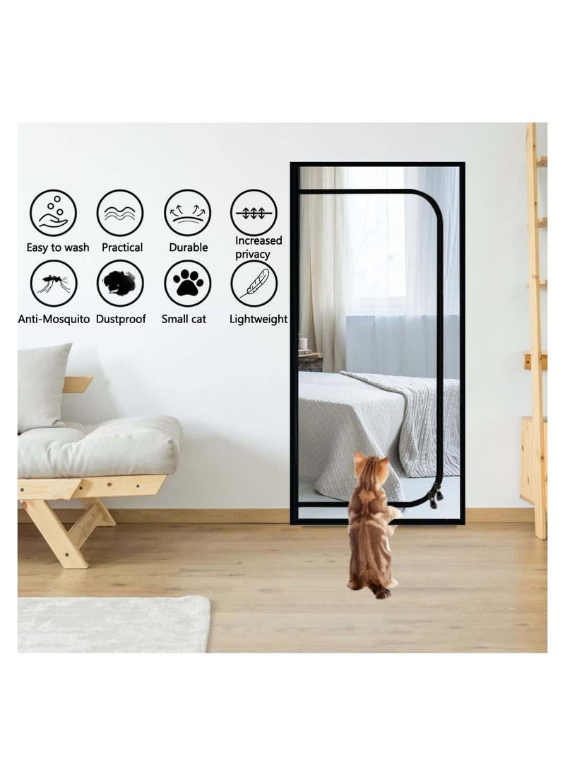 Pet Screen Door Thickened Cat Resistant Mesh Screen Door Strong Nano-Coating Anti-Scratch Screen Door Pet Door for Living Room Patio Cat Scratch Proof Screen with Zipper Closure 90x210cm - pzsku/Z423241A5C68FB3B6DE2FZ/45/_/1685606712/5087b07c-b64a-4191-aef2-0d2c7f5acec5