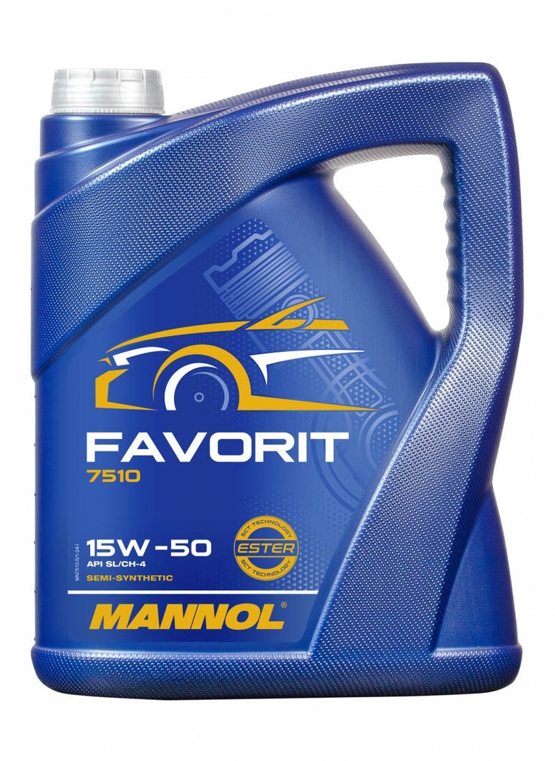 MANNOL Mannol Favorit 15W-50 5L  - Image 1