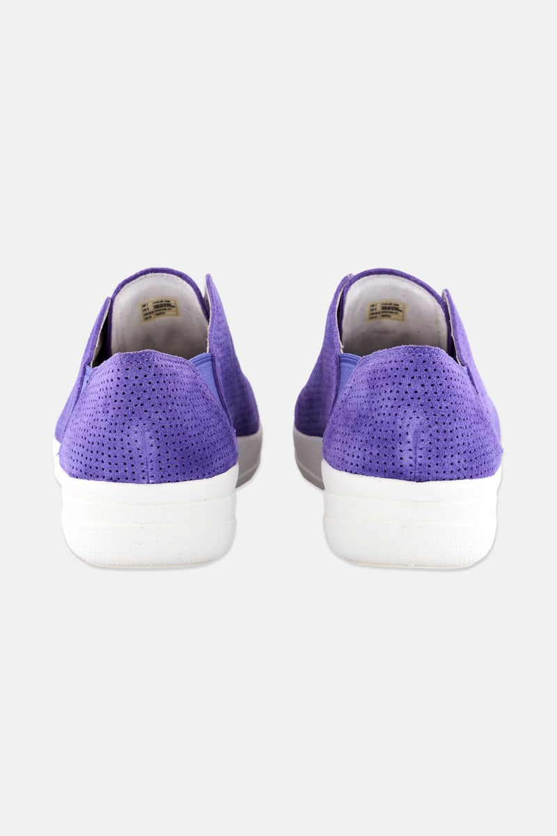 FitFlop حذاء رياضي نسائي مزود بأربطة، بنفسجي - Image 2