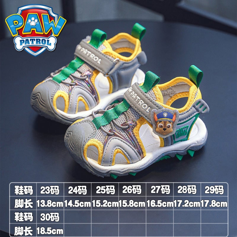 Wang Wang Team Children'S Shoes Children'S Sandals Baotou Summer Children'S Sports Soft Bottom Boy Baby Beach Shoes - Image 1