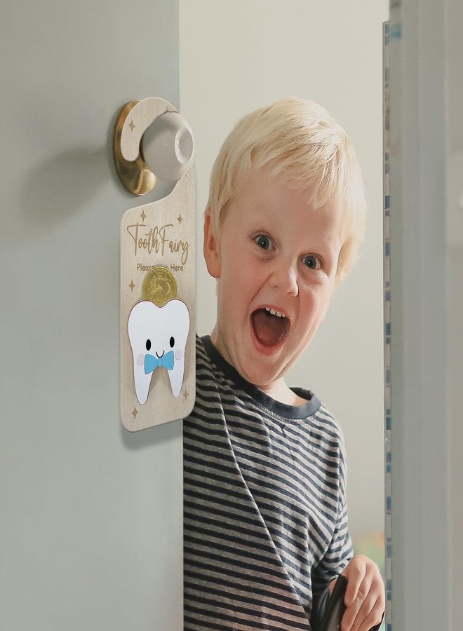 PAMBO Fairy Tooth Door Hanging Sign treasured keepsake to celebrate lost teeth and welcome the tooth fairy's surprise Hanger for birthdays and special milestones boys - Image 5