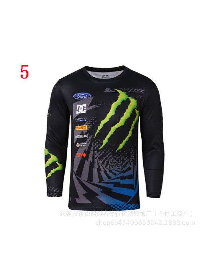 Customized Mountain Bike Cycling Tops, Long And Short-sleeved Off-road Motorcycle Clothing, Customized Kidsren's Downhill Clothing