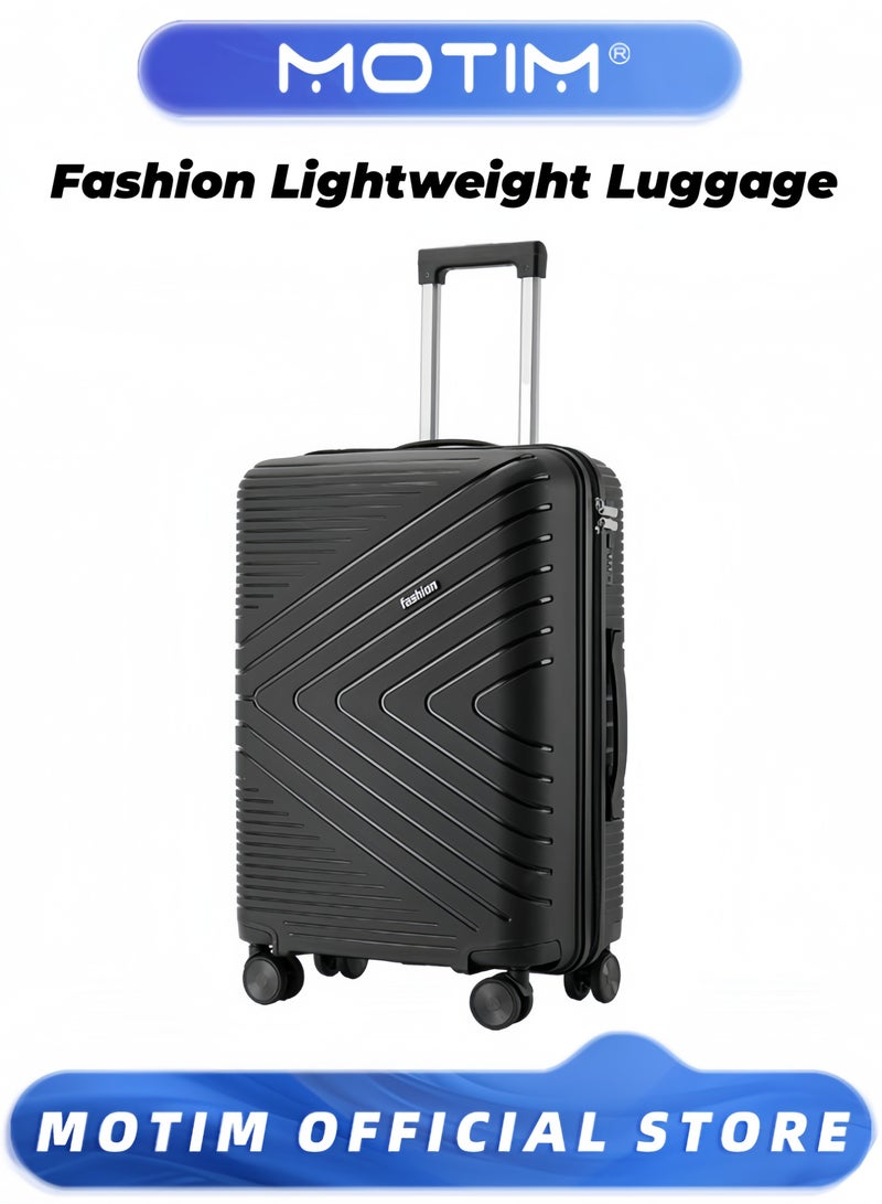 Motim Fashion Travel Luggage Lightweight Travel Bag Trolley With Premium ABS Material & Silent Spinner Wheels & TSA Lock & Nested Storage & Simple Lining Design for Business Travel - Image 1