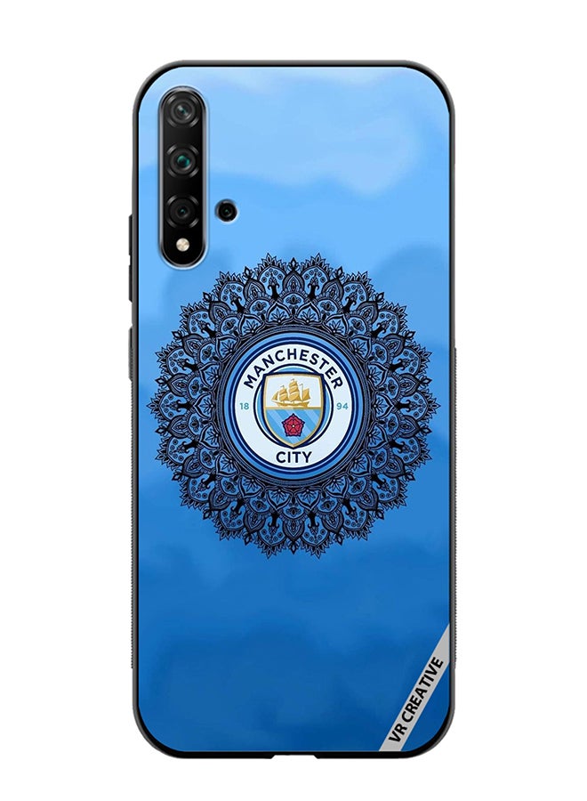 VR CREATIVE Protective Case Cover For Huawei Nova 5T Man City Design Multicolour - Image 1