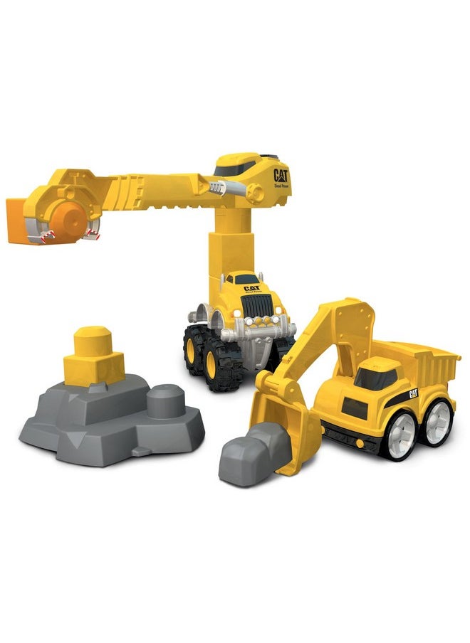 Mega Bloks CAT Tiny'n Tuff Buildables Work Site