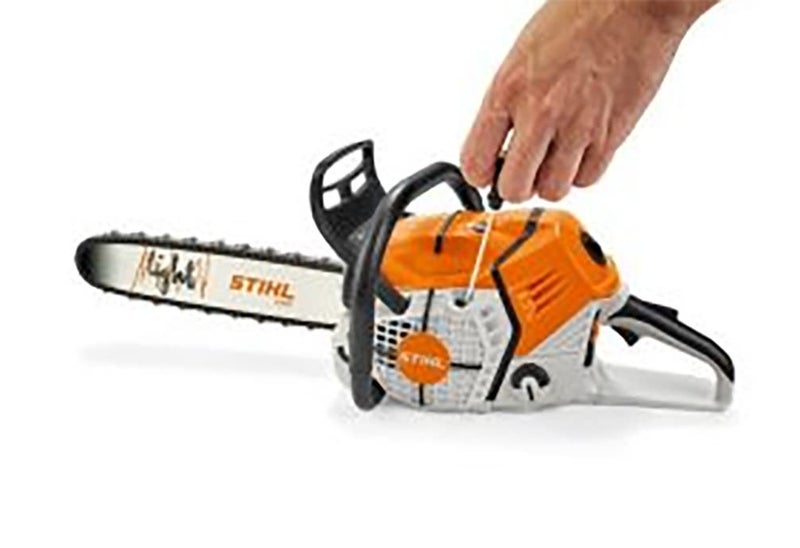 STIHL منشار كهربائي يعمل بالبطارية من STIHL مع لعبة أطفال تصدر صوتاً - Image 4