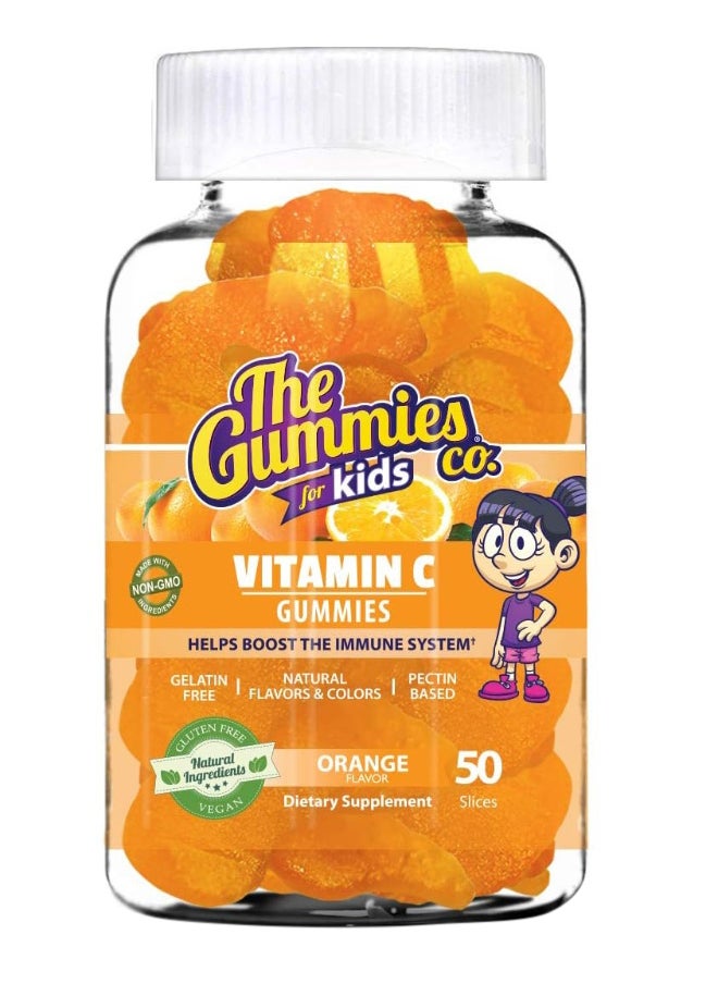 The Gummies Co Vitamin C Gummies Boost Immune System Orange Flavor 50 Gummies  - Image 1