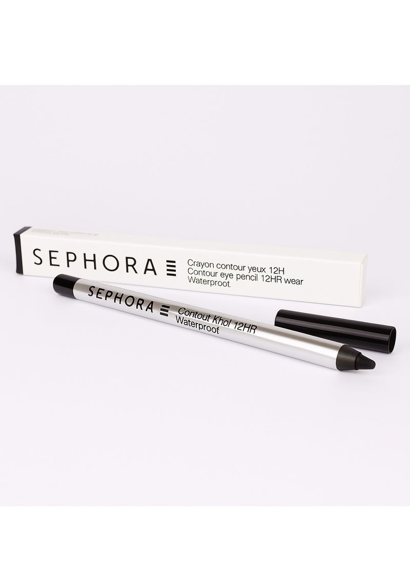 SEPHORA - black Eye Liner Kohl and 12 hour permanent - Image 1
