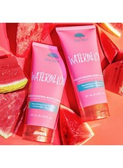Tree Hut Tree Hut Watermelon Moisturizing Body Lotion | Ceramide and Squalene Formula Helps Protect Skin | Long-lasting Hydration Leaves Skin Feeling Soft & Moisturized | 8.5 fl oz.  - Image 2