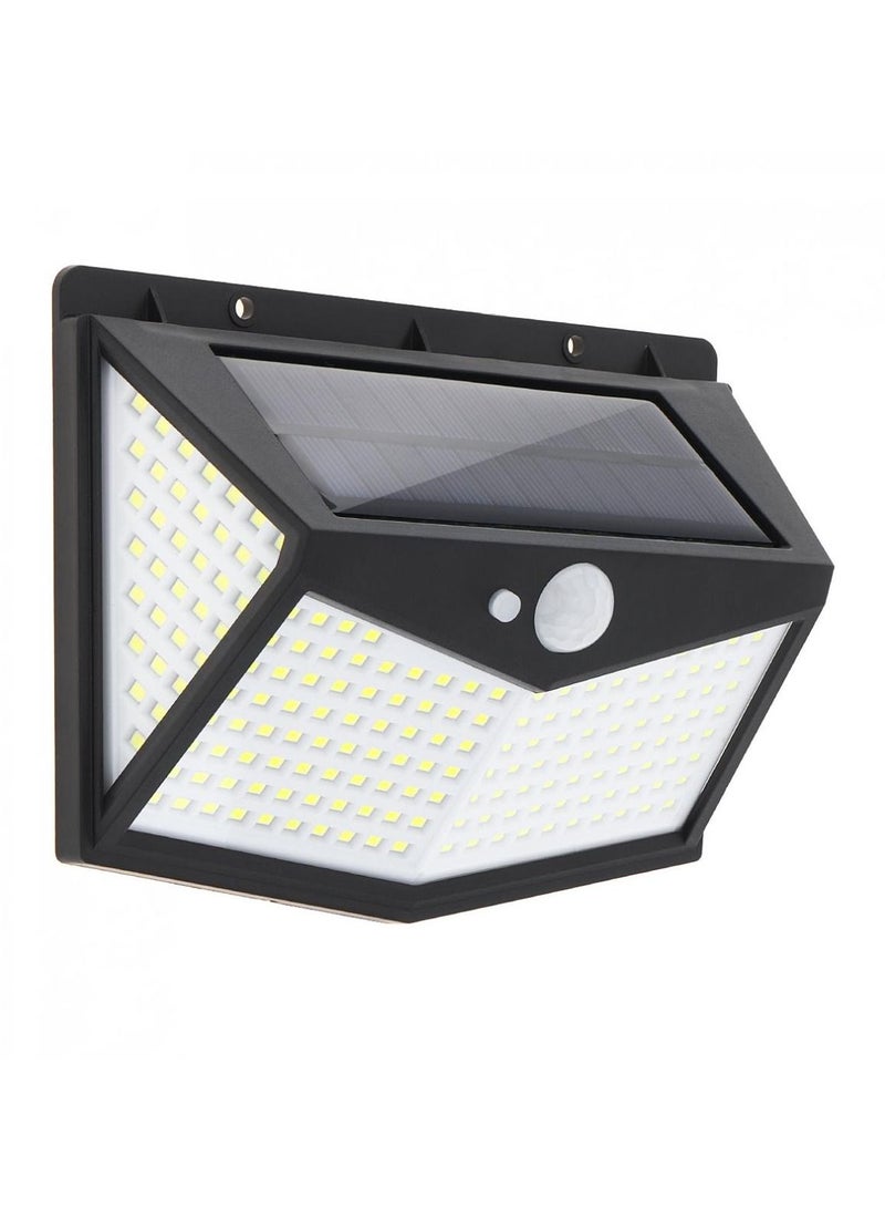 توبيز مصابيح الحائط الشمسية 212 LED تعمل بالطاقة الشمسية المقاومة للماء PIR مستشعر الحركة مصباح الجدار للحدائق الخارجية - Image 1