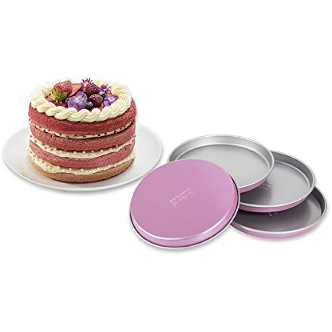 Zenker 7470 Set Of Layered Cake Tins Pink - Image 4