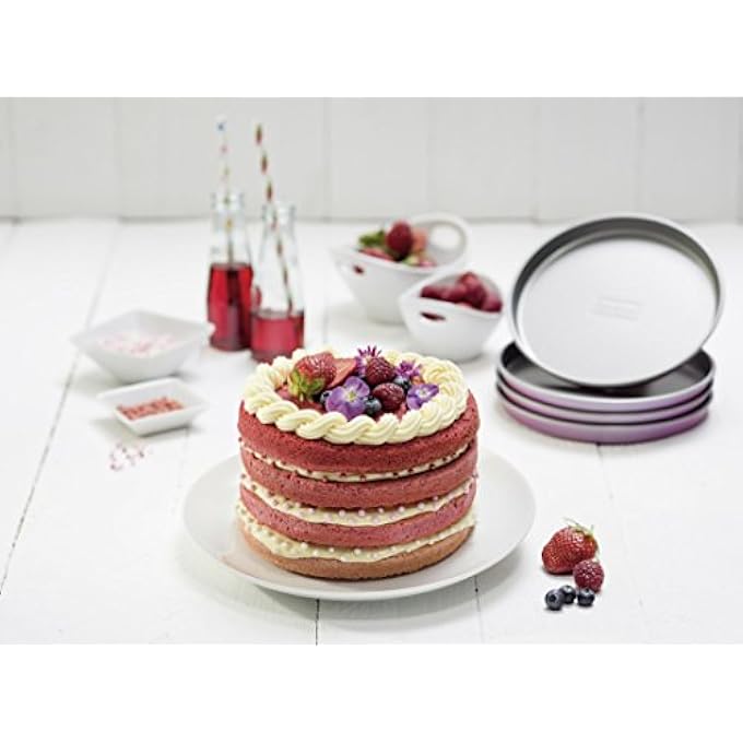 Zenker 7470 Set Of Layered Cake Tins Pink - Image 2